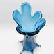 XXL Murano Vase Fratelli Toso Sommerso Blue 44cm 4.7kg Labelled 70s