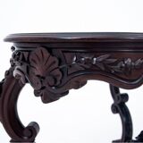 Rococo mahogany table, France, circa 1870.