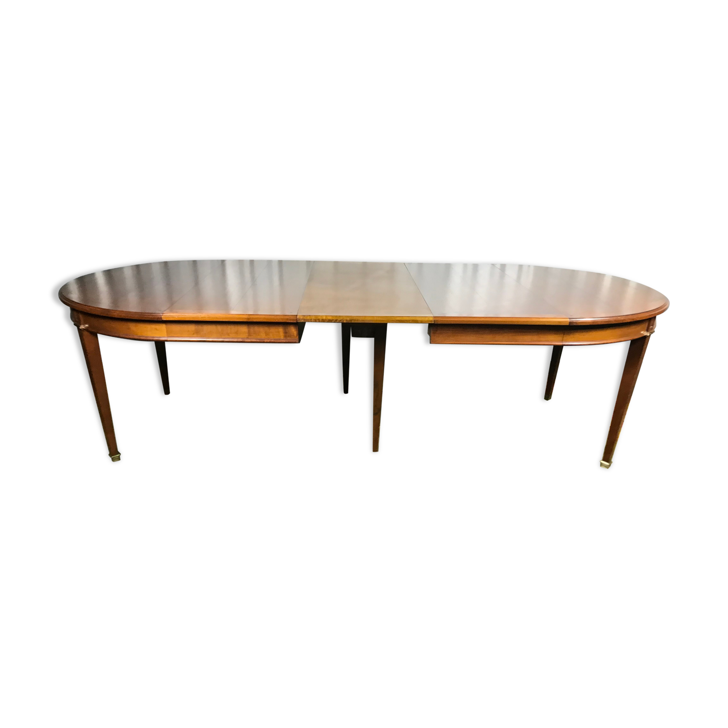 Louis XVI dining room table - 3 cherry extensions