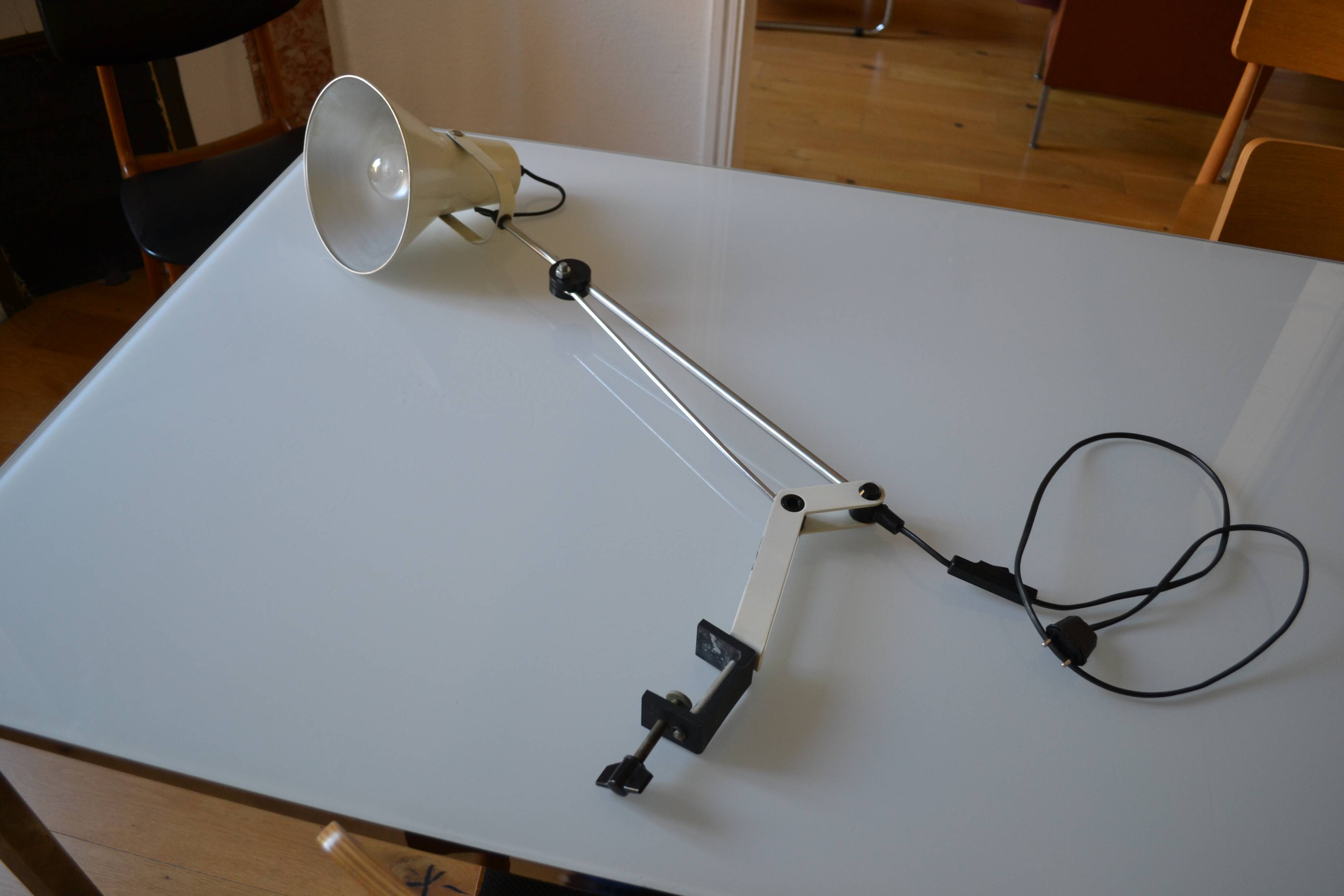 Lampe de bureau articulée vintage 1980 Ikéa A 401