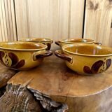 Set of Ochre Villeroy & Boch Soup Bowls and Plates from the Picnic Series