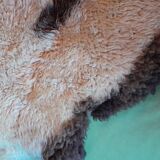 Shiny sheepskin