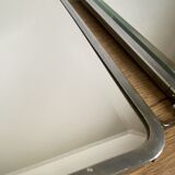Vintage barber triptych mirror mercury-beveled ice cream (70×27)