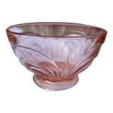 Bol en verre rose