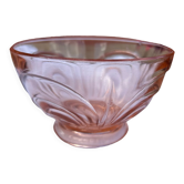 Bol en verre rose