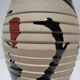 vase grès glaçure tenmoku signé cp