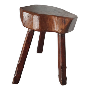 tabouret tripode brutaliste