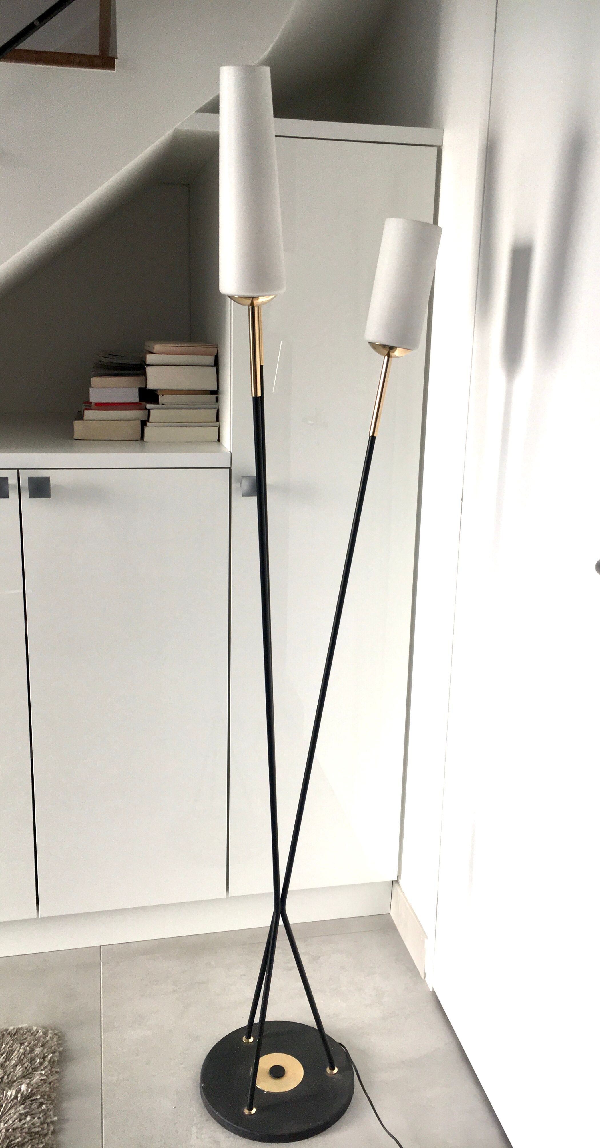 Beautiful vintage 1950s floor fixture