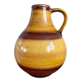 Fritz van Daalen 4736-35 Fat-Lava Vase, Vintage Mid-Century Ceramic Vase from West Germany
