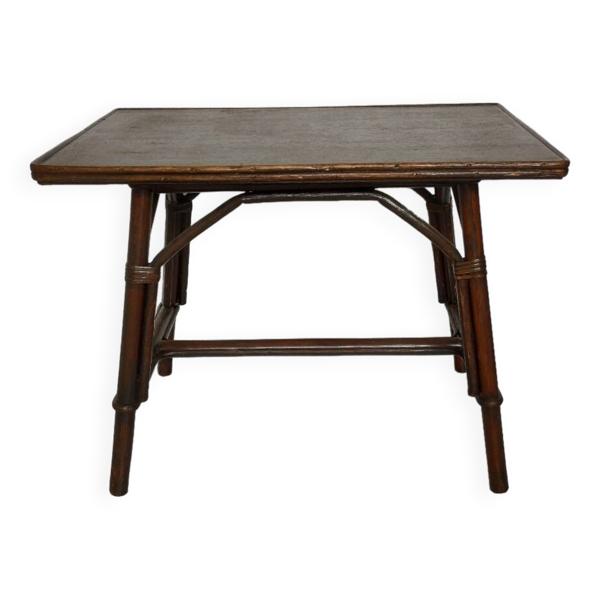 Table d'appoint rotin