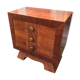 art deco 3-drawer bedside