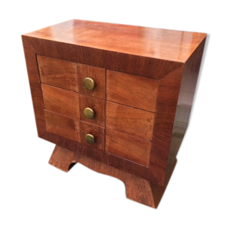 Chevet art deco 3 tiroirs