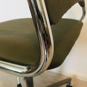 Fully Restored Olive Office Desk Chair by Kovona, Czechoslovakia 1970’s