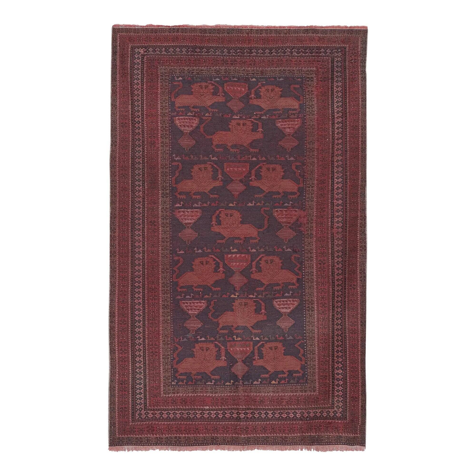 Tapis turc vintage fait main