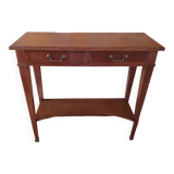Louis XV style console in cherry wood