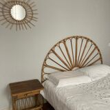 Headboard 2 people shape peacock