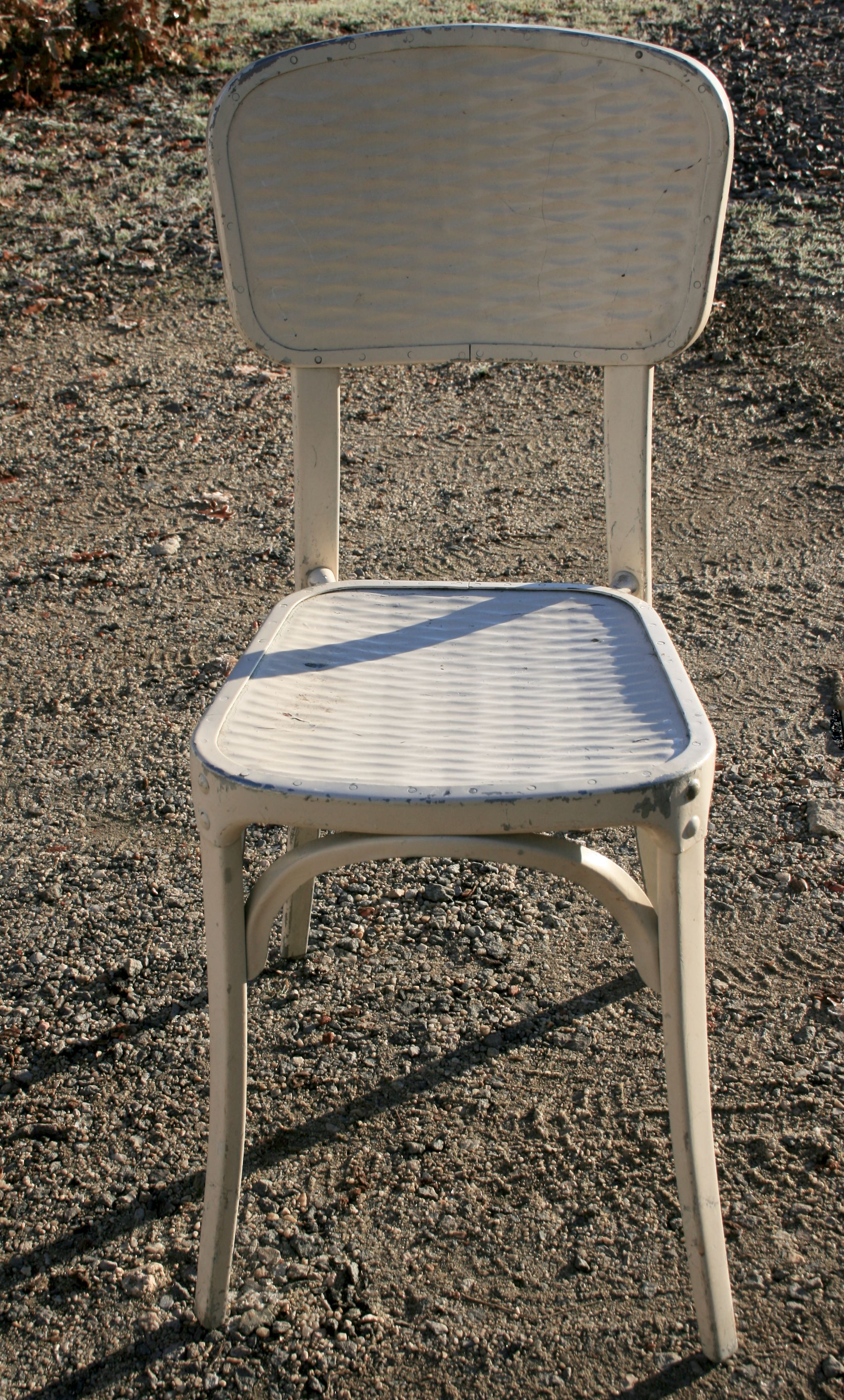 Set of 21 chairs Gaston Viort 1950 to Los Angeles.