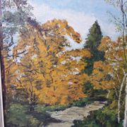 Tableau peinture huile sur toile