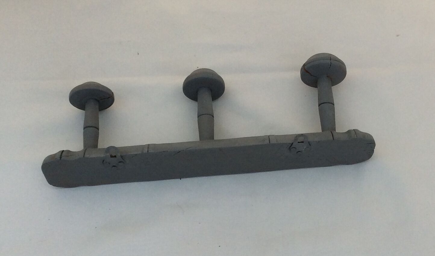 Former wood paddling in grey