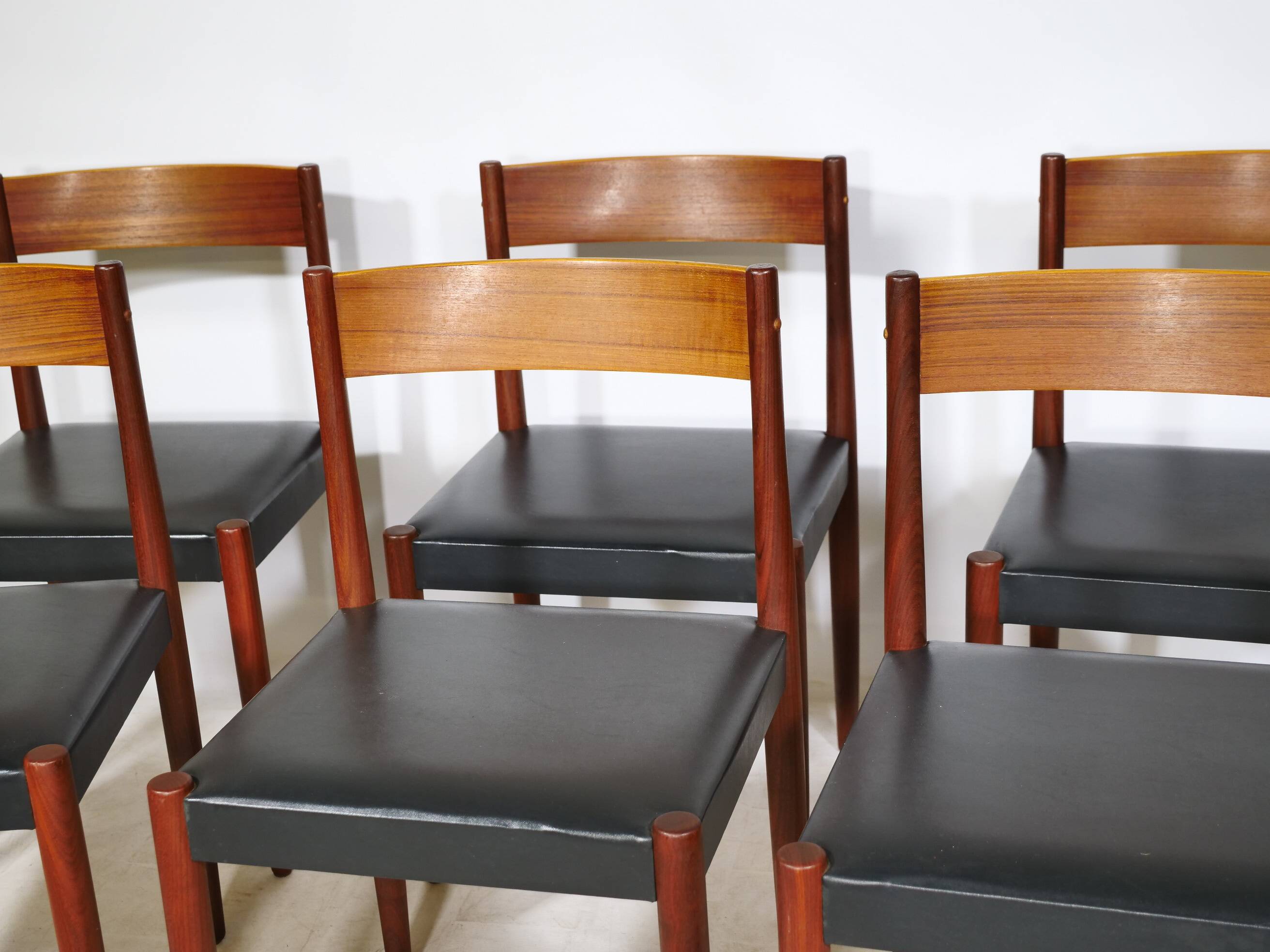 Set of 6 Danish Teak Dining Chairs by Frem Røjle, 1971