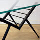 Metal and Glass Coffee Table, Spain, 1970's