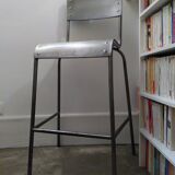 A batch of 2 industrial bar stools