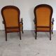 pair of Voltaire armchairs