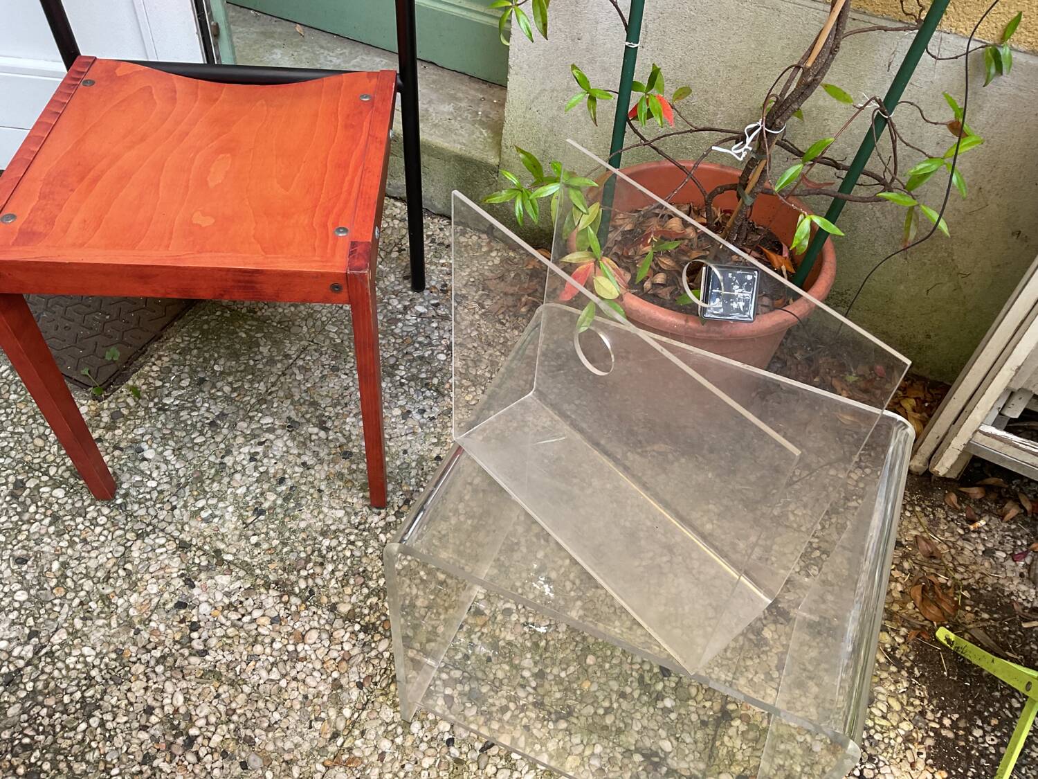 Plexiglas magazine holder David LANGE