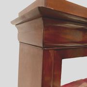 Louis Philippe display case in mahogany and mahogany veneer 19th century