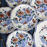 Gien tableware service with Rooster decoration.