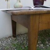Old country coffee table in walnut