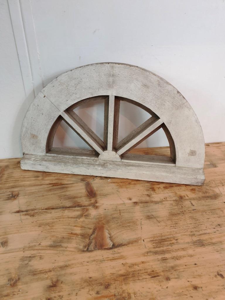 Old half moon window