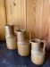 Set of 3 stoneware jugs from Brenne