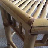 Bamboo side table