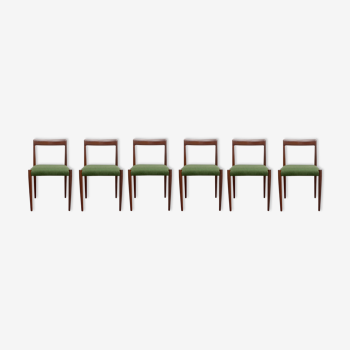 Set of 6 diningchairs in teak 1960s from Lübke
