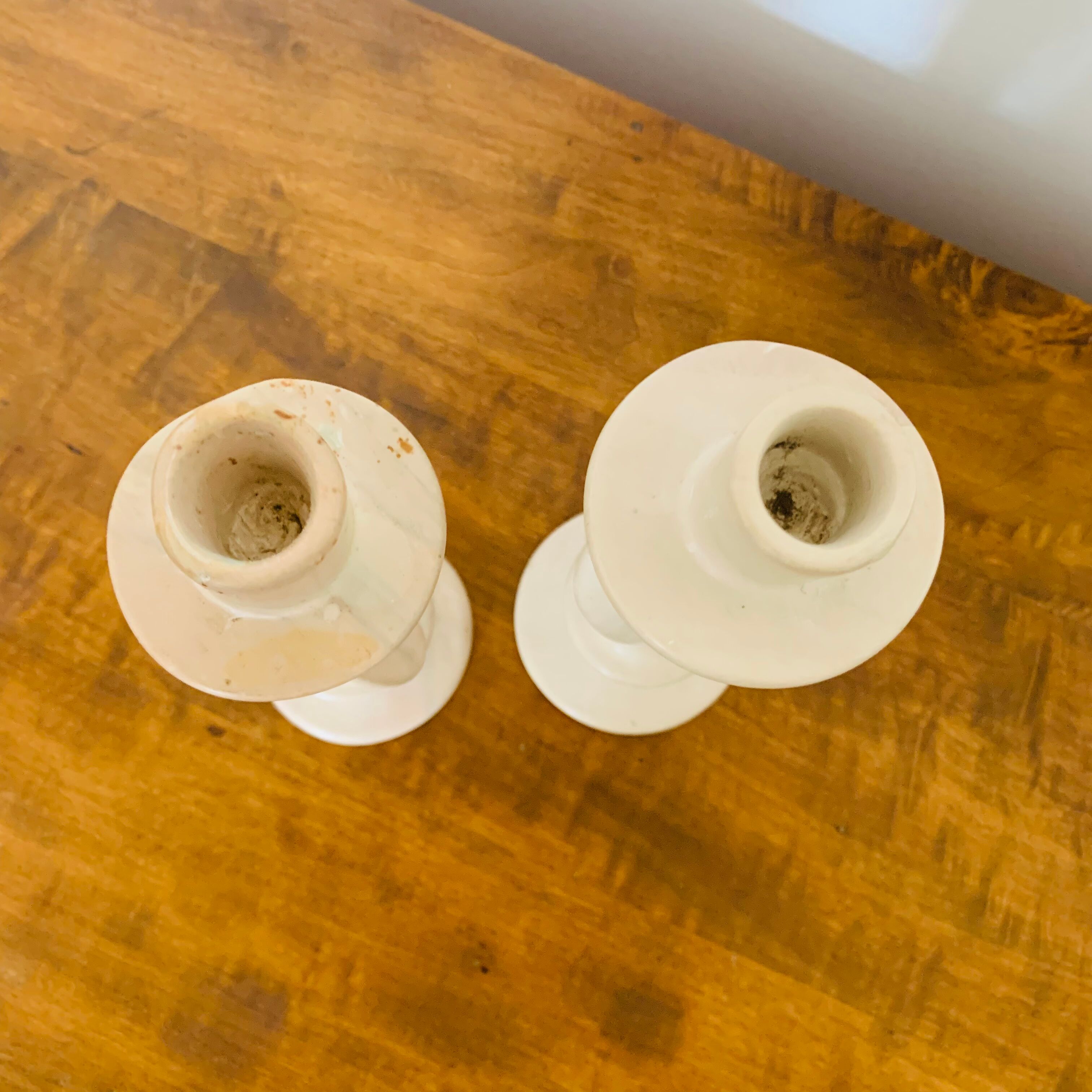 Pair of candle holders