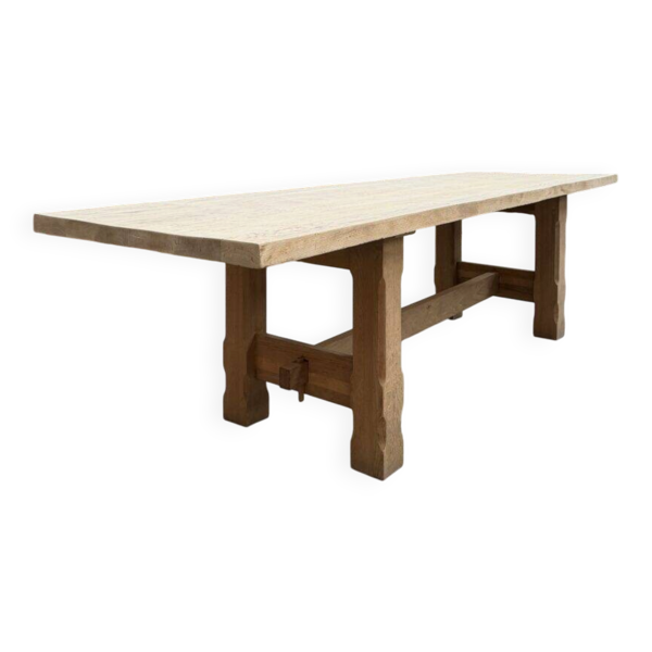 Grande table d’office en chêne