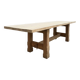 Large oak office table