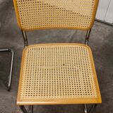 Lot of 4 chairs B32 by Marcel Breuer
