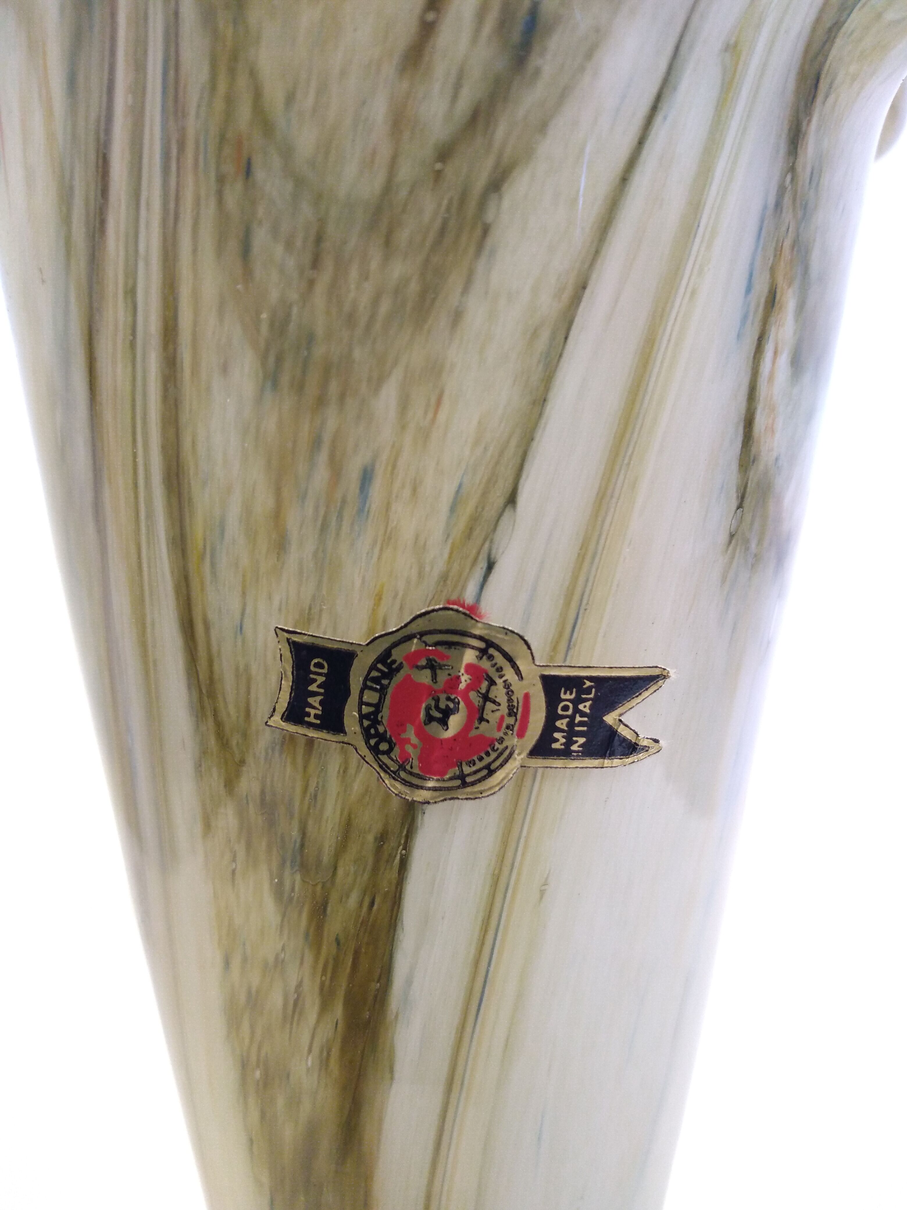 Italian opaline vase
