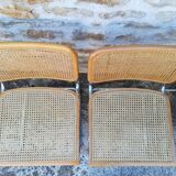 Quatre chaises cesca B32 par Marcel Breuer