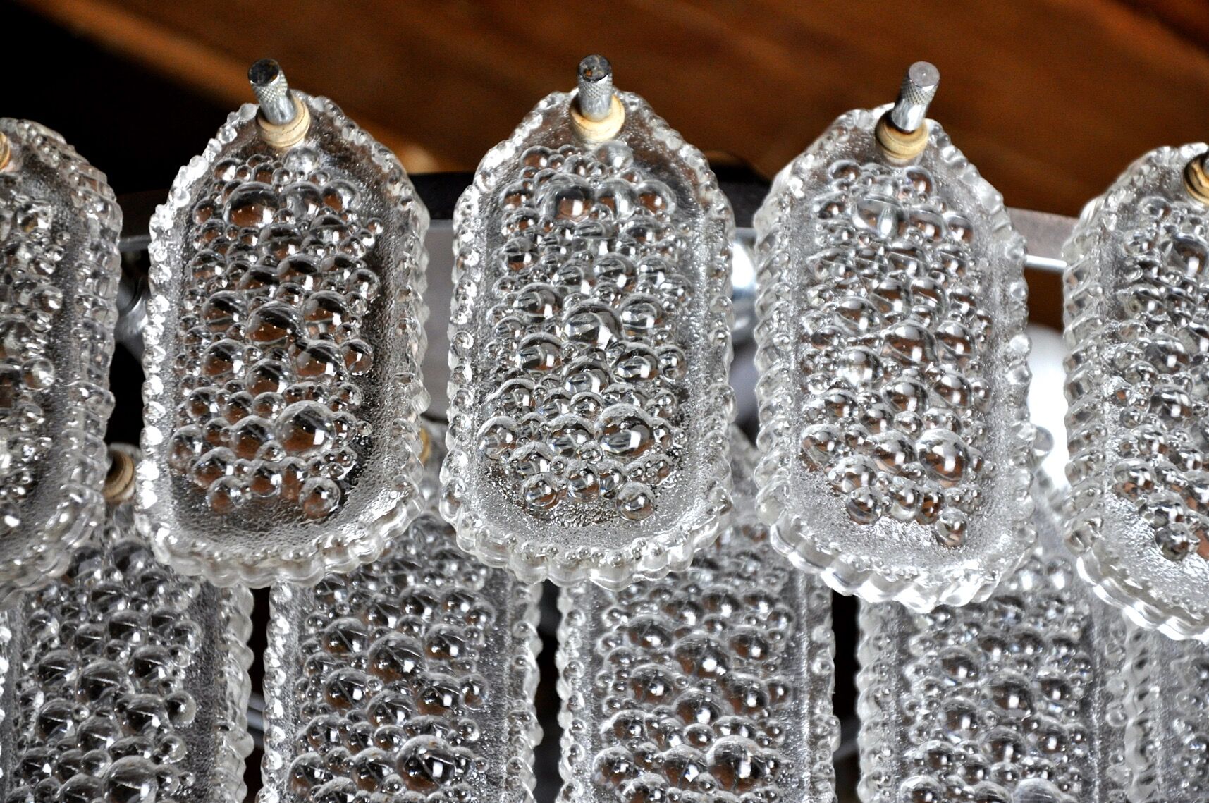 Kinkeldey chandelier 3 levels crystals Germany 1970