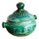 Vintage Celine Dein green ceramic pot