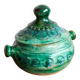 Vintage Celine Dein green ceramic pot