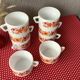 Arcopal Cups "Flora" - Marguerite and Sunflower seventies