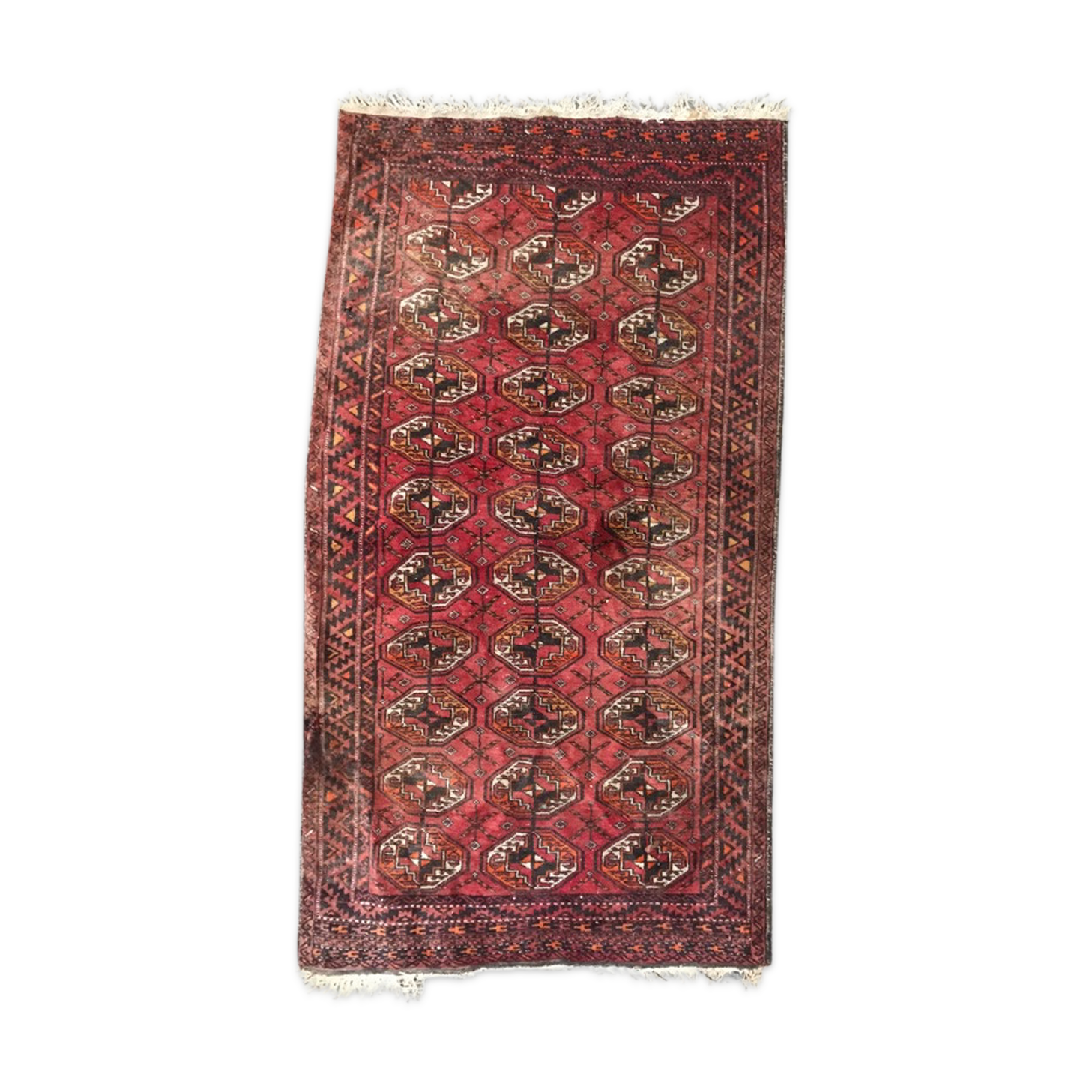 Handmade Afghan Turkmen rug 98x178 cm