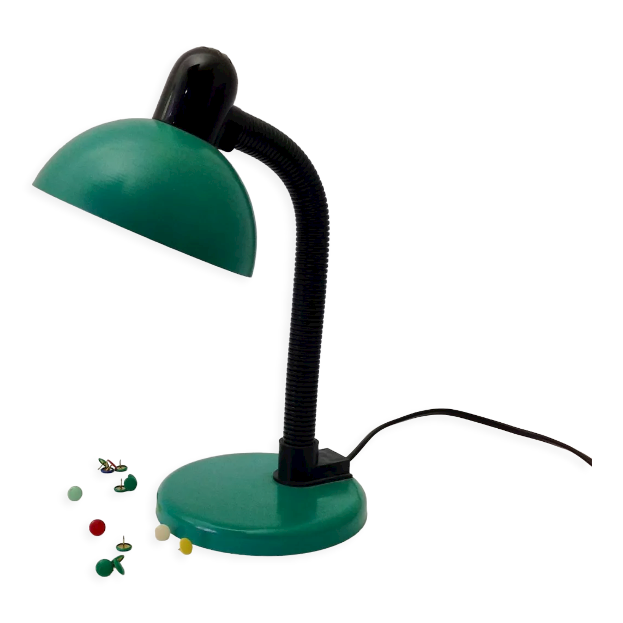Green desk lamp