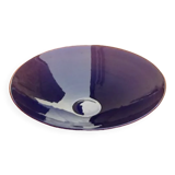 1970s Large cup / Fruit dish Cobalt blue glass tinted in the mass