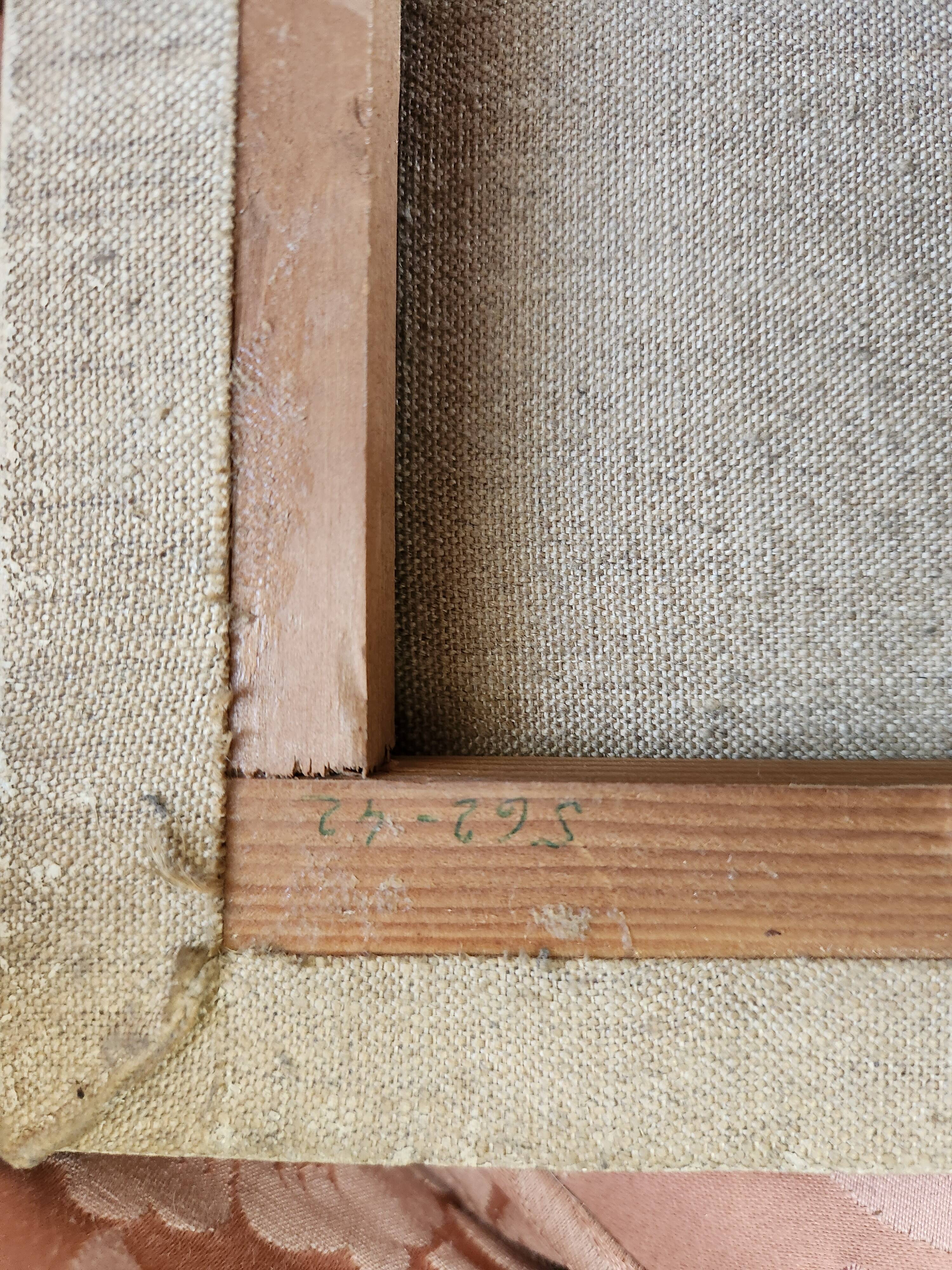 Old Table "The Reader" – Oil on Canvas – 18th Century Style