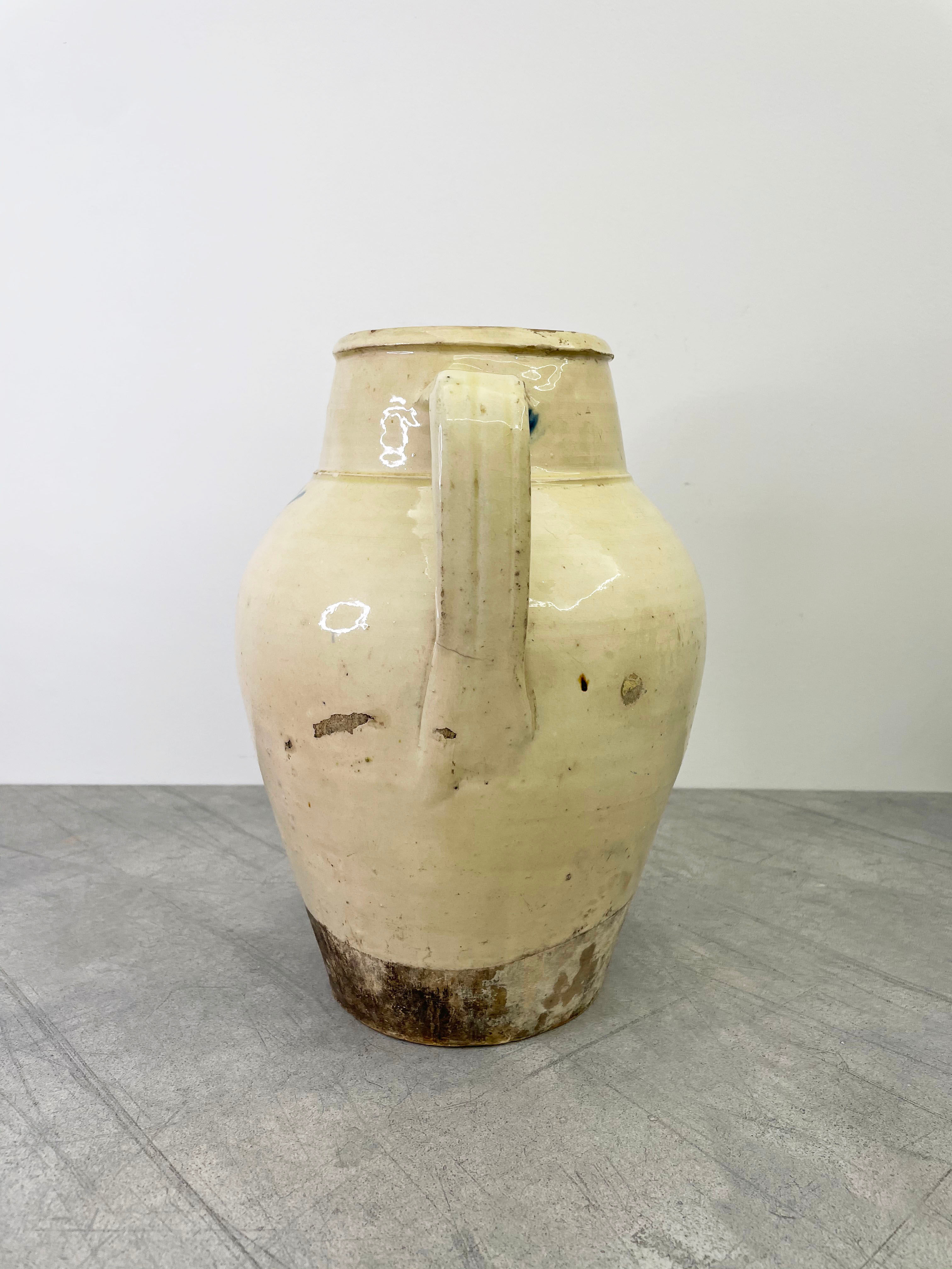 Antique tree of life confit pot